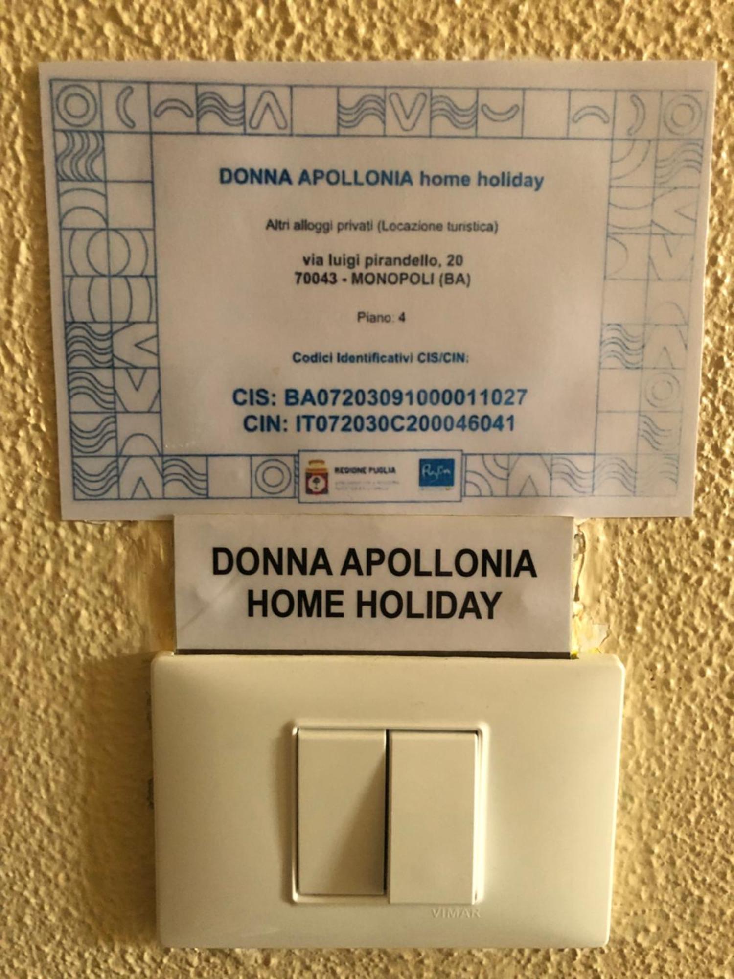 Donna Apollonia Home Holiday Monopoli Buitenkant foto
